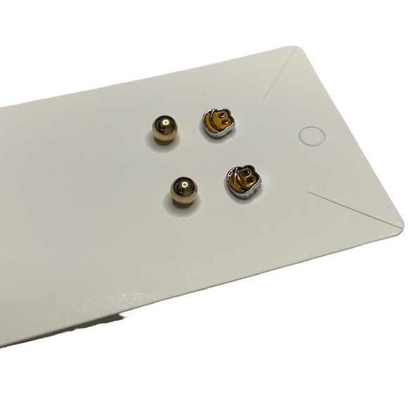 Gold earring set - Picture 2 of 3